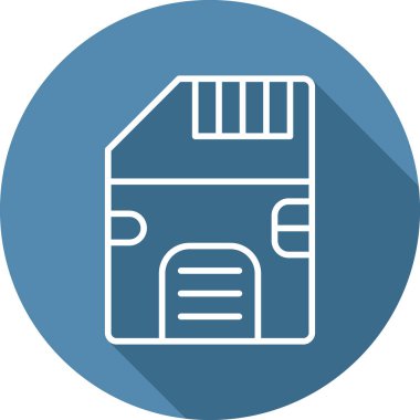 SD kart simgesi vektör illüstrasyonu