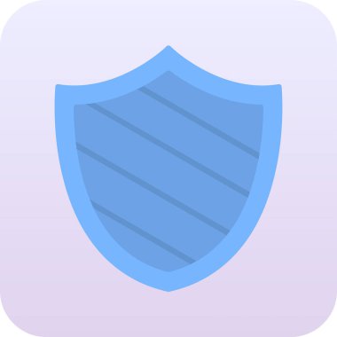 kalkan simgesi web basit illüstrasyon