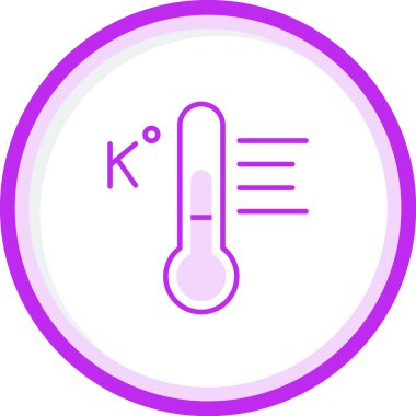 Sıcaklık. Web simgesi basit illüstrasyon