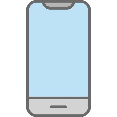 Akıllı telefon. Web simgesi basit illüstrasyon 