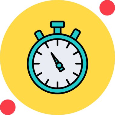 Kronometre simgesi çizimi