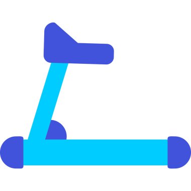 koşu bandı web simgesi, vektör çizim 