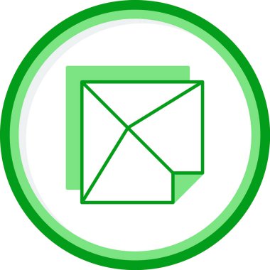 Kağıt. Web simgesi basit illüstrasyon