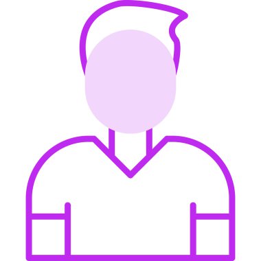 çalışan simgesi, vektör illüstrasyonu basit tasarım