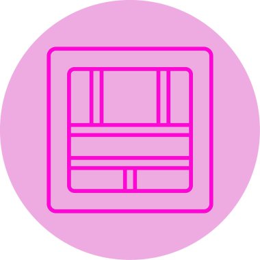 Tatami mat simgesinin web çizimi