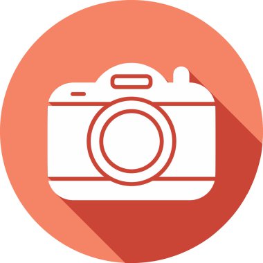 kamera simgesi, vektör illüstrasyonu basit tasarım