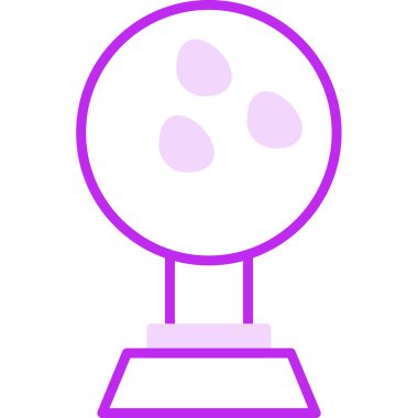 Kupa simgesi, vektör illüstrasyonu basit tasarım