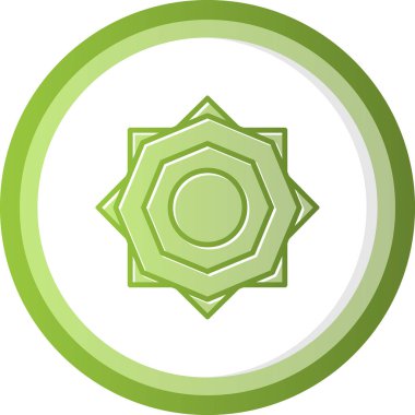 Güneş. Web simgesi basit illüstrasyon 