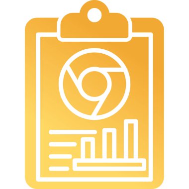 İzleme. Web simgesi basit illüstrasyon