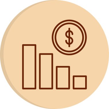 Yatırım simgesi vektör illüstrasyon tasarımı 