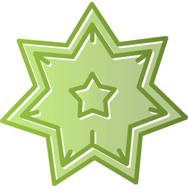 yıldız web simgesi basit illüstrasyon 