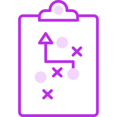 Basit illüstrasyon web simgesi planlama 