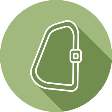 Karabinalı ağ simgesi vektör çizimi