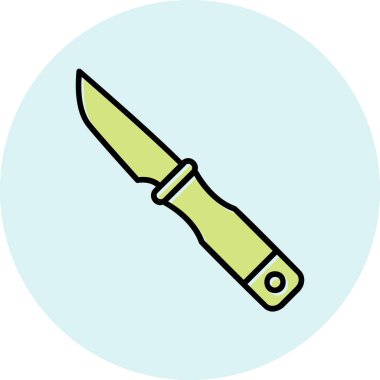 bıçak simgesi vektör illüstrasyonu