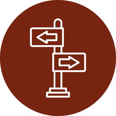 Danışmanlık ve Eğitim modern web simgesi, vektör illüstrasyonu           