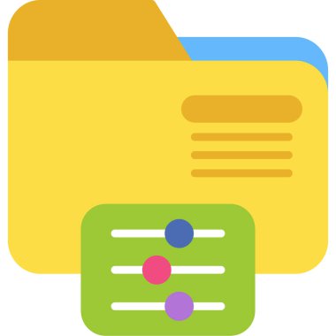 Dizin Denetim simgesi, vektör illüstrasyonu           