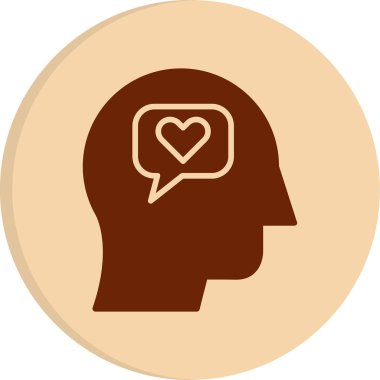 Empati web simgesi vektör çizimi