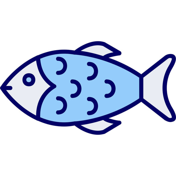 Рыба. векторная иллюстрация веб-значков 