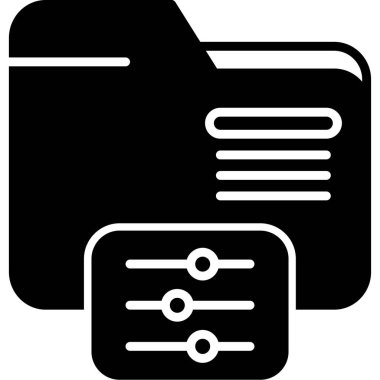 Dizin Denetim simgesi, vektör illüstrasyonu           