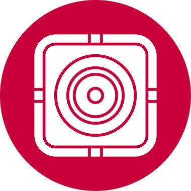 ses kayıt simgesi, vektör illüstrasyonu basit tasarım