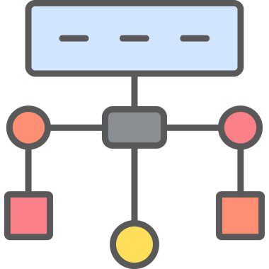 vector illustration of modern Algorithm icon            