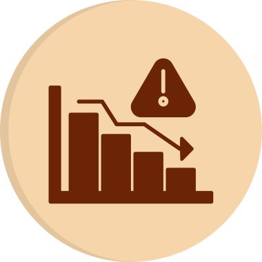 Kriz web simgesi vektör illüstrasyonu