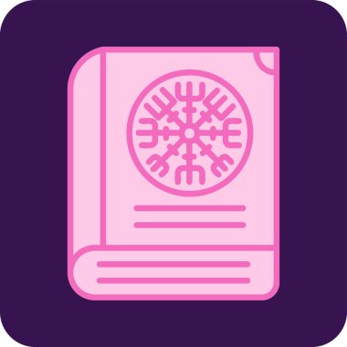 kitap simgesi, vektör illüstrasyonu basit tasarım