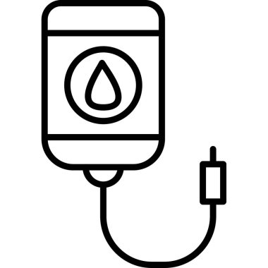 Modern Diyaliz simgesinin vektör çizimi          