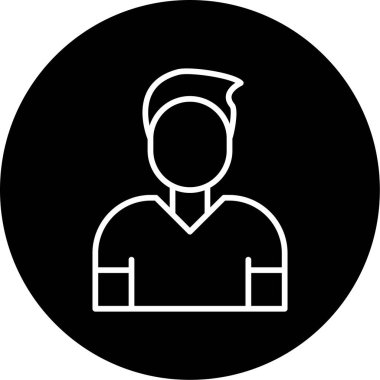 çalışan simgesi, vektör illüstrasyonu basit tasarım