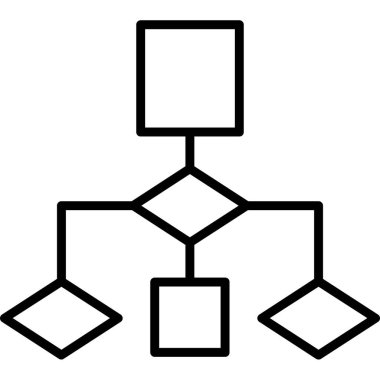 Analitik web simgesi basit illüstrasyon