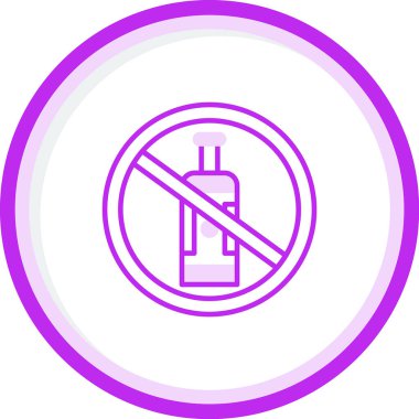 Alkol işareti simgesi çizimi yok