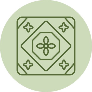 Döşeme. Web simgesi basit illüstrasyon