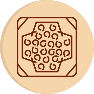 Döşeme. Web simgesi basit illüstrasyon