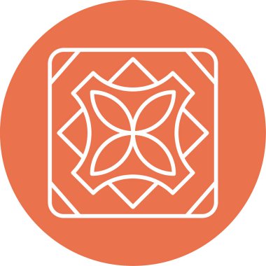 Döşeme. Web simgesi basit illüstrasyon