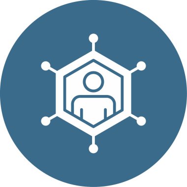 sosyal ağ simge vektör çizim         