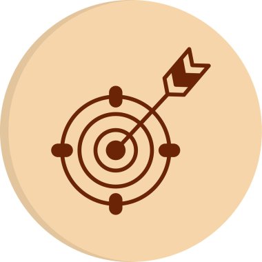 goal icon, vector illustration simple design