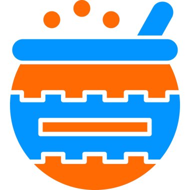 Kazan var. Web simgesi basit illüstrasyon