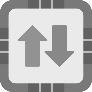 Vardiya düğmesi. Web simgesi basit illüstrasyon 