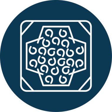 Döşeme. Web simgesi basit illüstrasyon