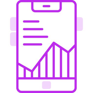 Mobil app simge vektör çizim     