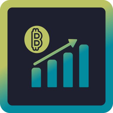 Kârlı web simgesi basit illüstrasyon