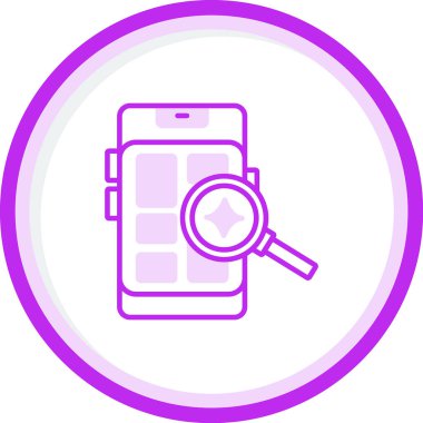 vektör Arama Web simgesi illüstrasyonu 