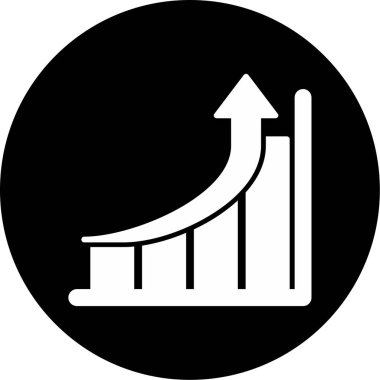 iş büyümesi grafik vektör illüstrasyonu