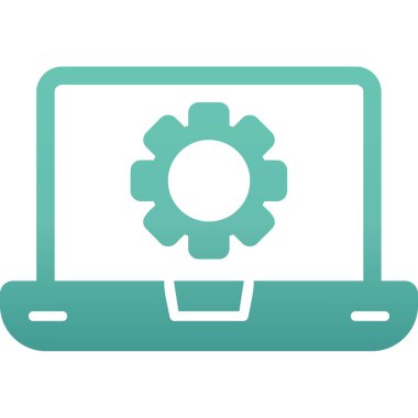 Yazılım web simgesi vektör illüstrasyonu