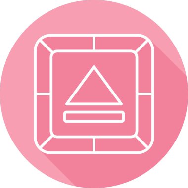 Düğme simgesini, ortam simgesini, müziği çıkart veya video düğmesi çal