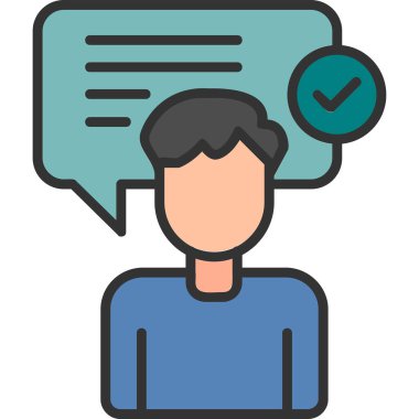 Karar Web simgesi vektör illüstrasyonu oluşturma