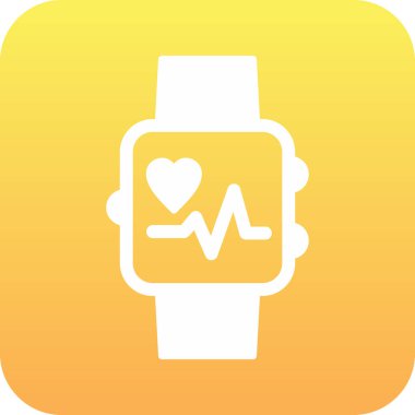 smartwatch simgesi, vektör illüstrasyonu 
