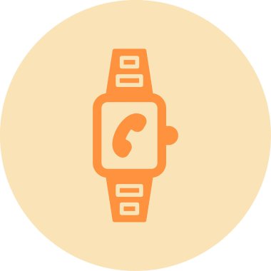 smartwatch simgesi, vektör illüstrasyonu 