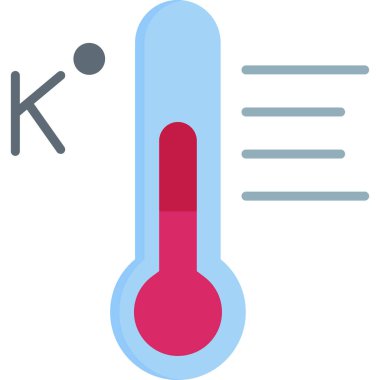 Sıcaklık. Web simgesi basit illüstrasyon