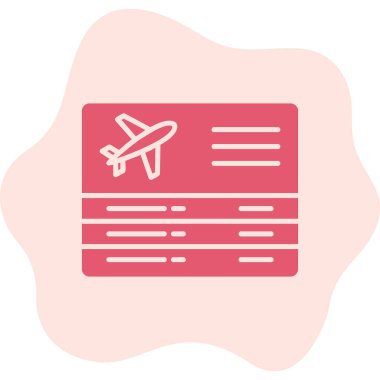 Seyahat ikonunun vektör illüstrasyonu. Ayrılışlar                   